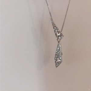 Alexis Bittar Crystal Pave Lariat Necklace NWOT